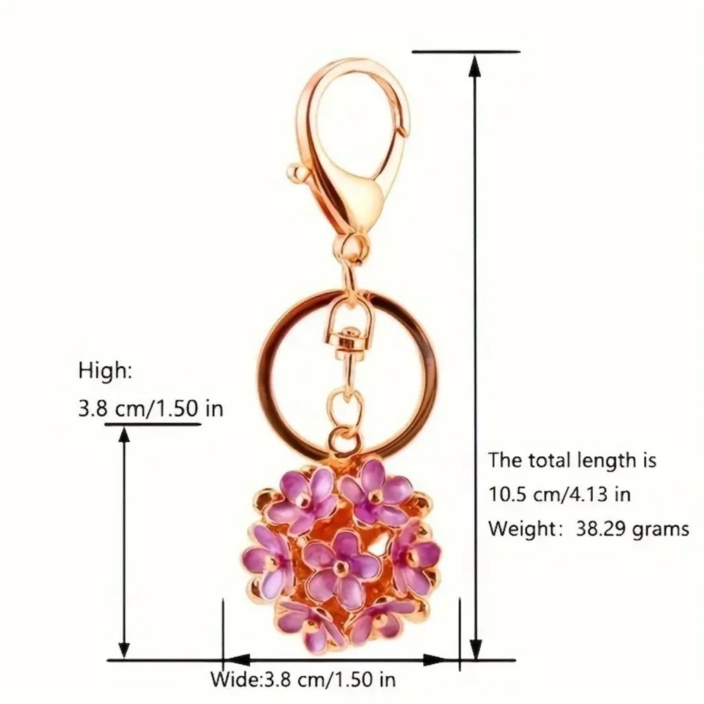 Daisy Bag Charm - Picture 3 of 3